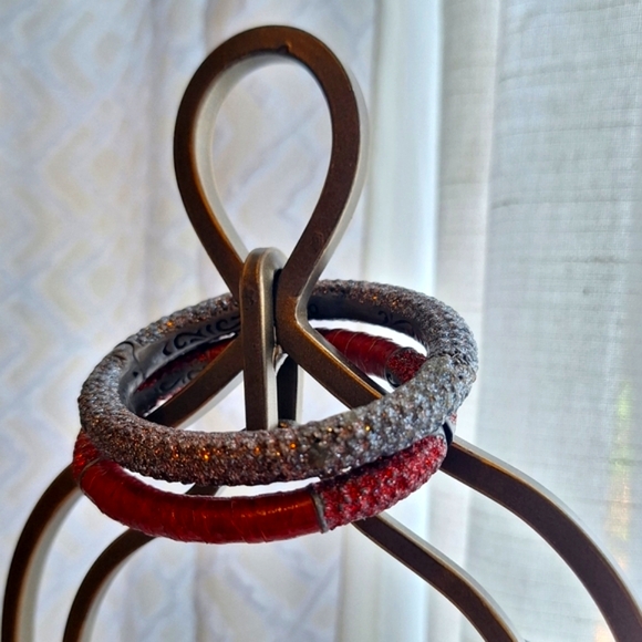 KMO 2 pc cuff bangles bracelet - Picture 5 of 10